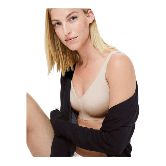lululemon athletica Other - Lululemon Like Nothing Bra Barely Beige Wireless Light Support Ultralu Size 38D